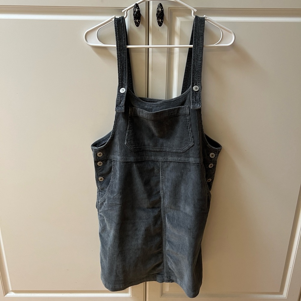 American Eagle corduroy overalls dress